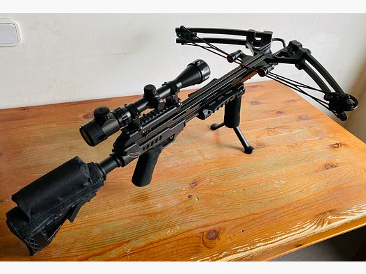 Man Kung Stalker XB52 Schwarz 185 lbs 370 fps 