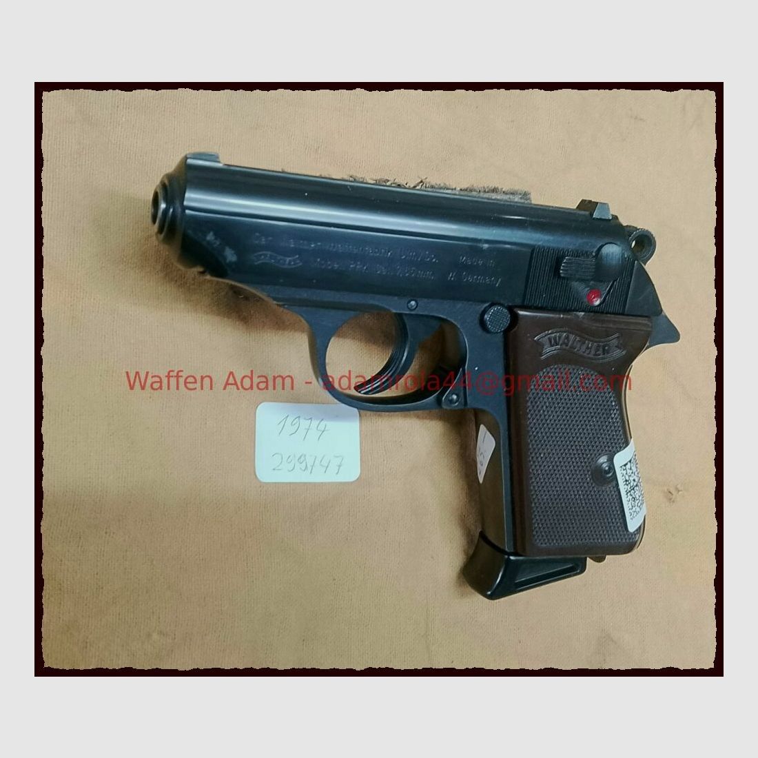 Carl Walther, Ulm PPk all-steel, 1974