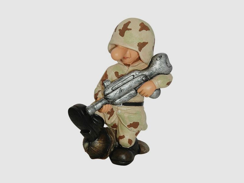 Deko - Soldat SD3 US-Desert-Camo mit MG