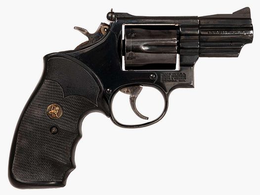Smith & Wesson Mod.19 , LL: 2,5 Zoll, Lederholster, Pachmayr-Griff, .357Mag