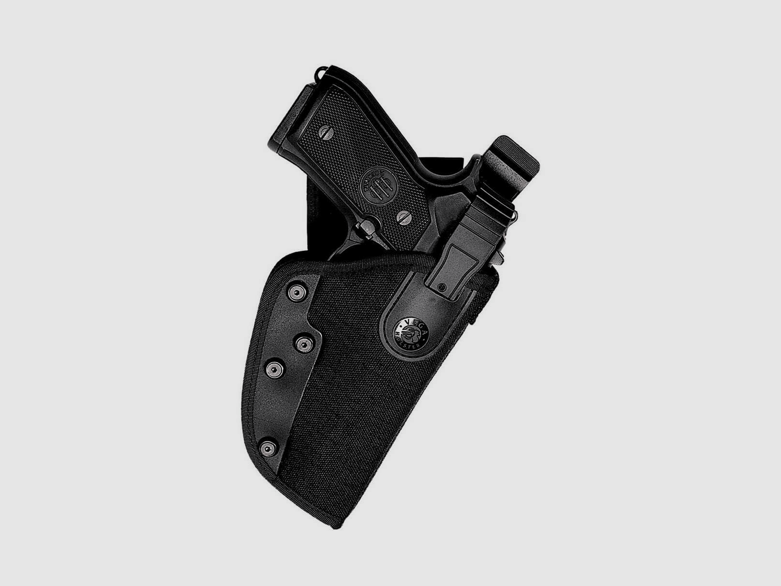 VEGA HOLSTER – FONDINA IN CORDURA DA CINTURA CON SGANCIO RAPIDO “VEGA STOP SNAP” PER SIG SAUER 228-229, BERETTA 8000, GLOCK 19