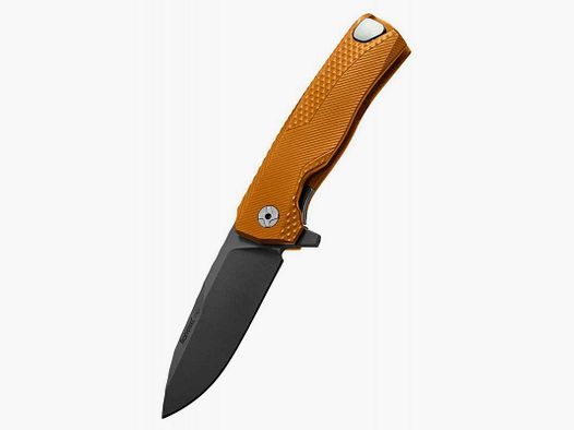 Lionsteel ROK Aluminium Taschenmesser, orange, schwarz