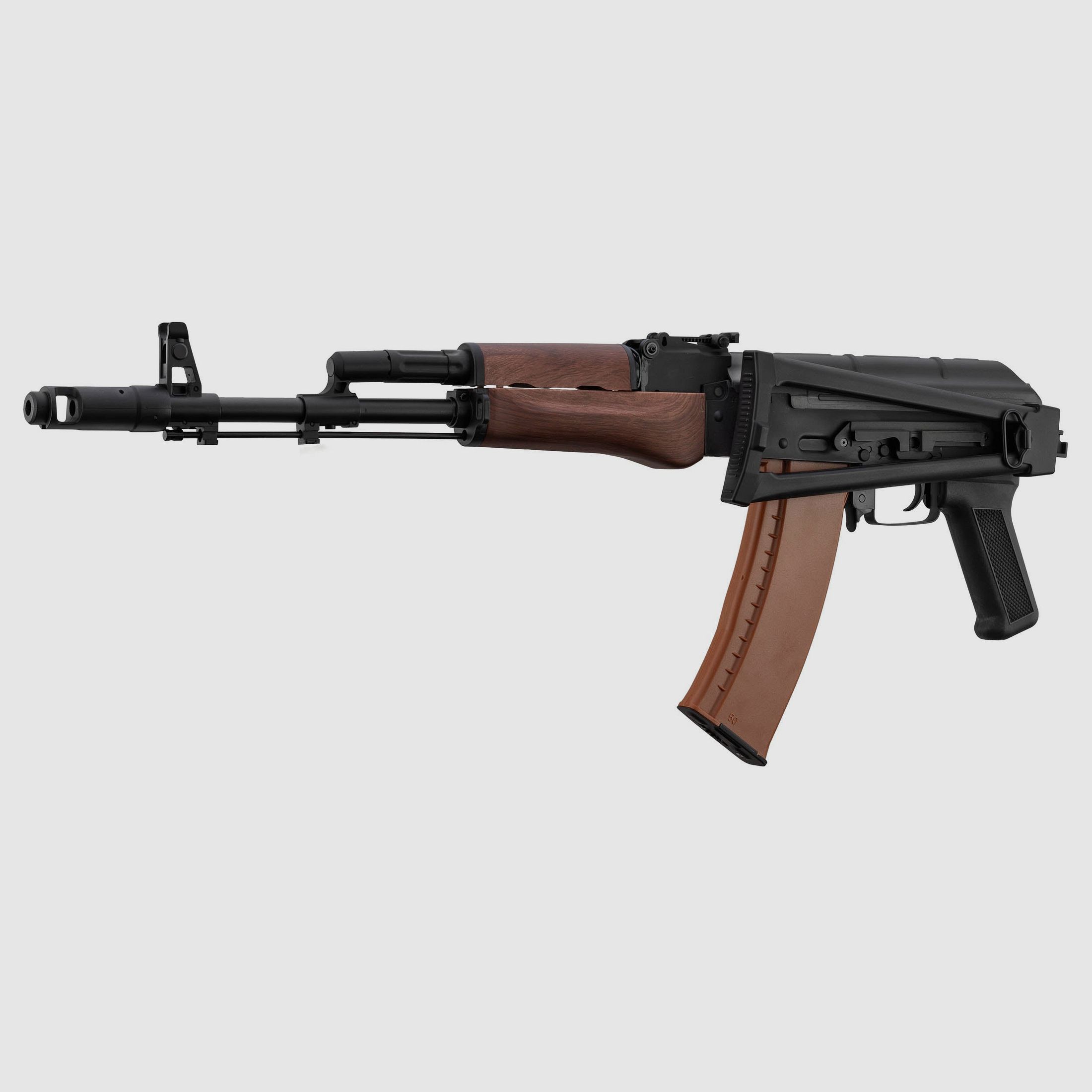 Pack Replikat AEG AK74 + LiPo-Akku + Ladegerät + Futteral, Bild 6 von 7