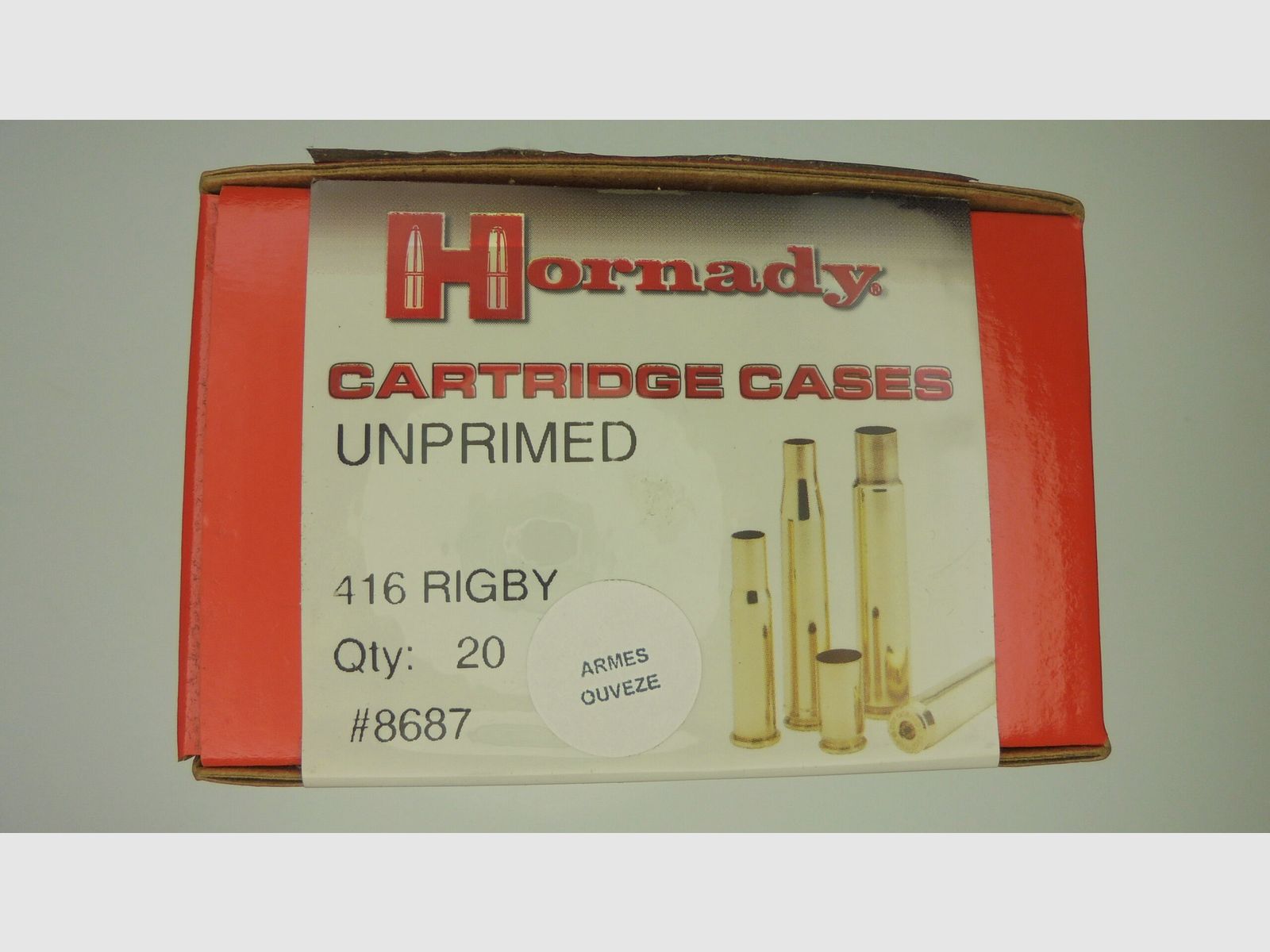 HÜLSEN HORNADY KALIBER 416 RIGBY (X 20), Bild 1 von 2
