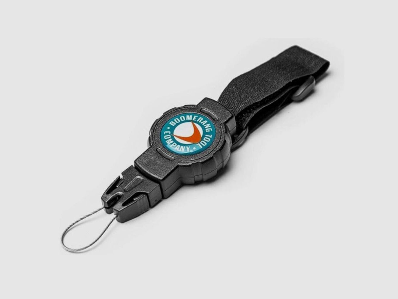 Accesorio Retráctil Key-Bak Fishing Boomerang con velcro pequeño