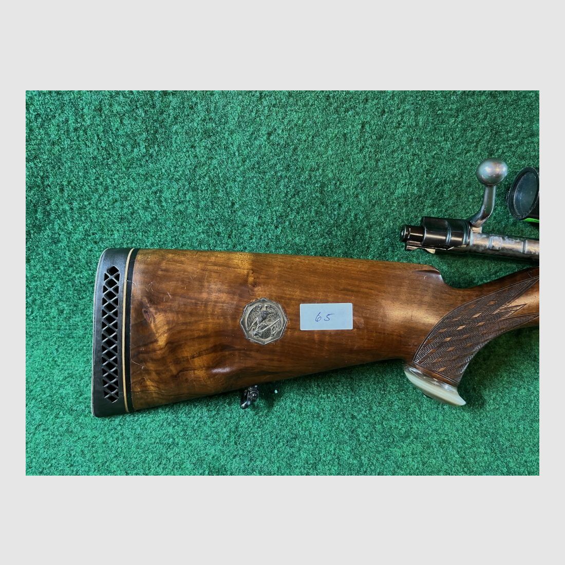 Heym Stutzen mit wunderschöner Punzierung .30-06Spring