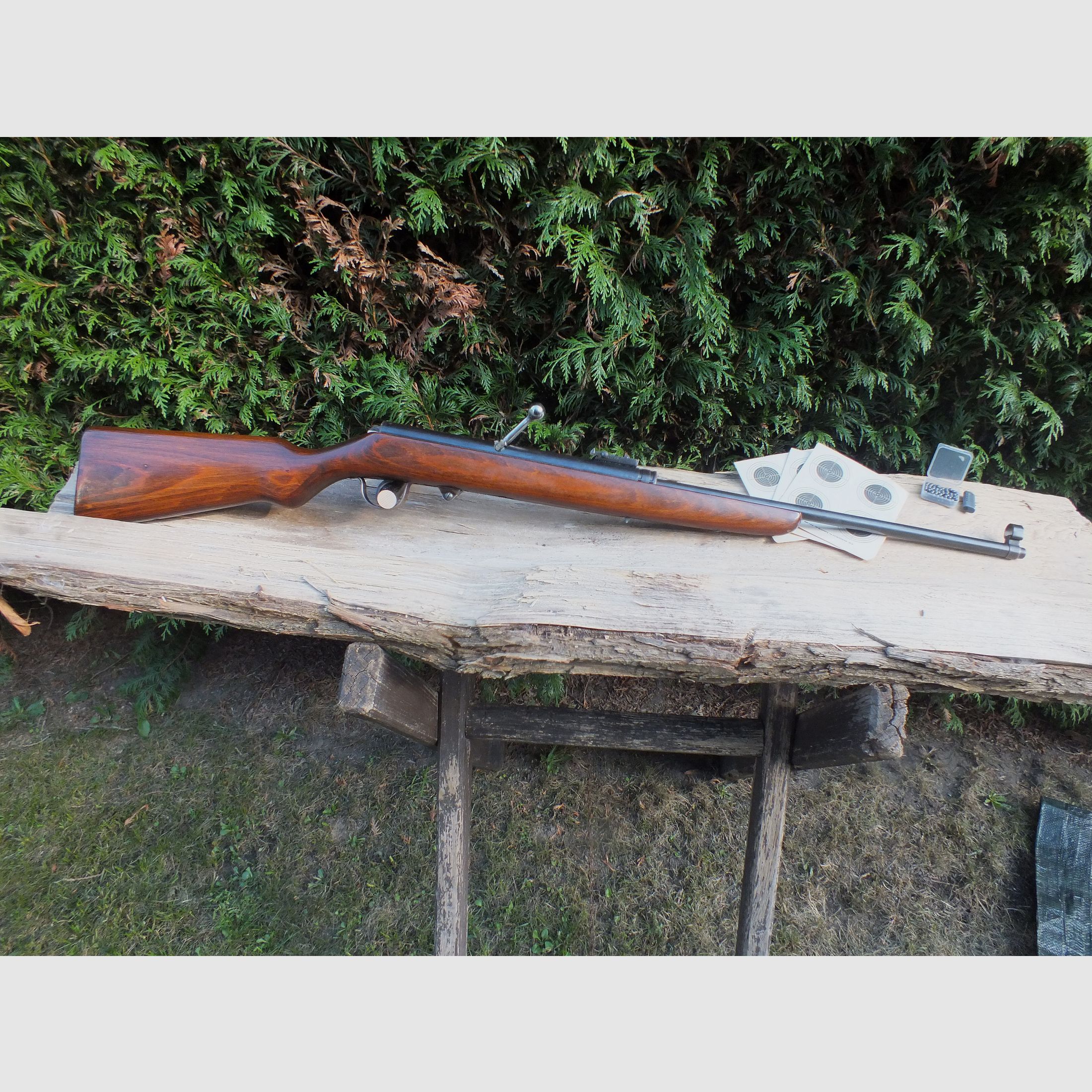 Suhler Repetier- Luftdruckgewehr Haenel 49a, DDR