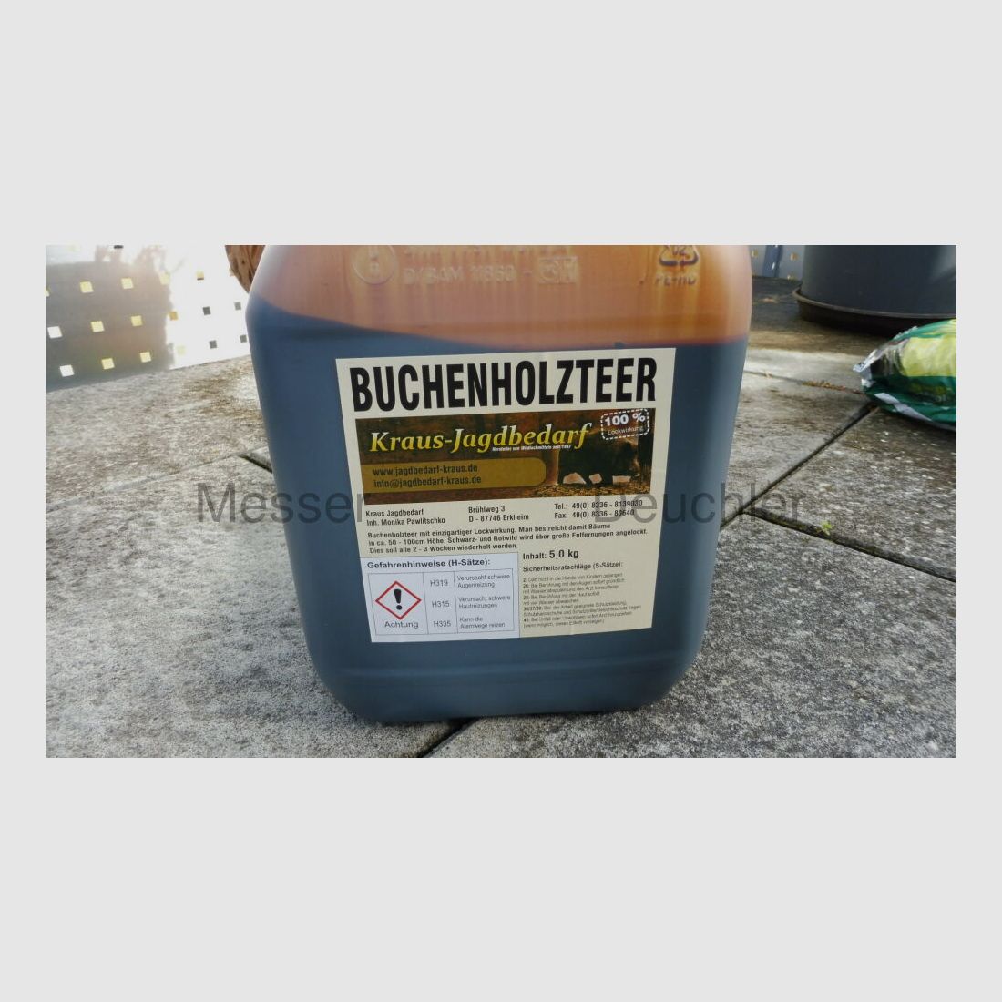 Buchenholzteer 5 Liter Eimer