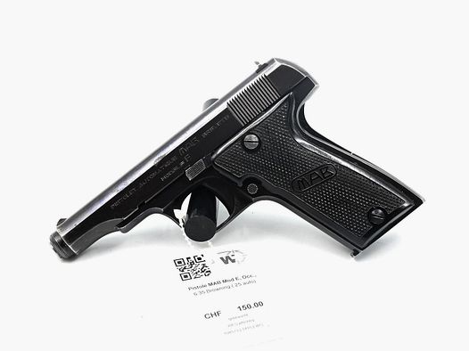 Pistolet MAB Mod E, d'occasion, 6.35 Browning (.25 auto)