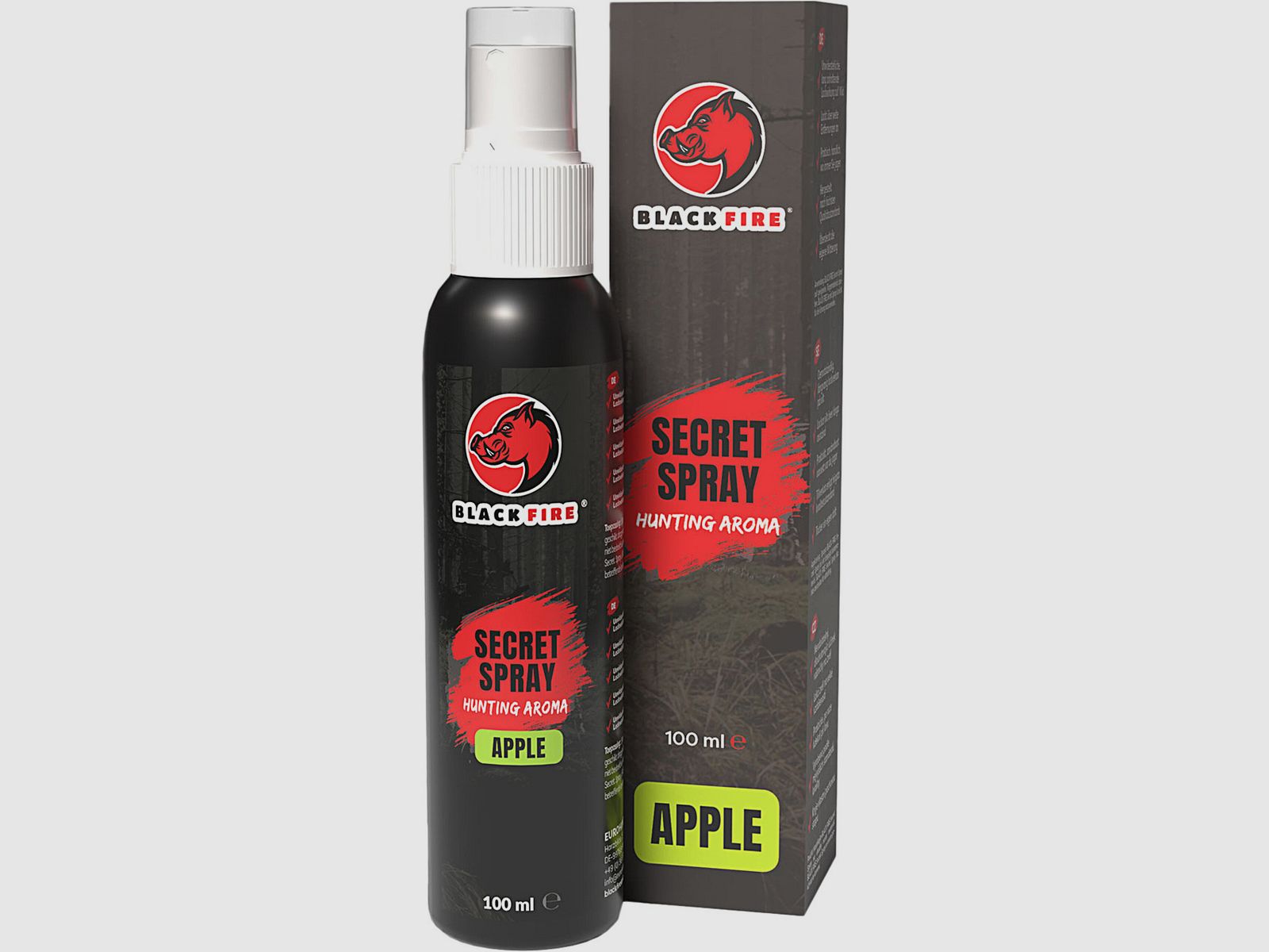 Spray segreto Black Fire Lockmittel