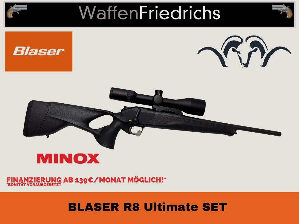 BLASER R8 Ultimate Komplettset MINOX - Waffen Friedrichs