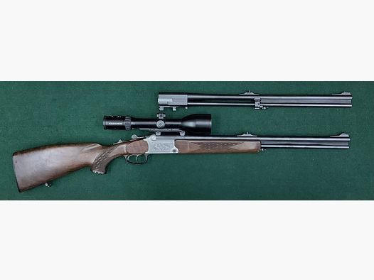 Bockbüchsflinte Blaser BBF 97 Kal. 20/76 .30R Blaser und WL mit ZF Schmidt und Bender 2,5-10x56 Gebr