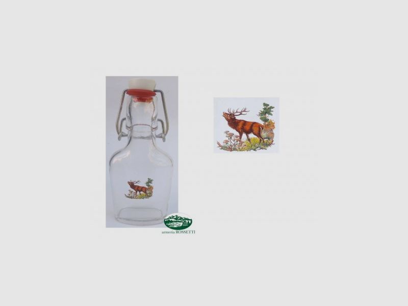 MILSPEC Glasflasche mit Hirsch