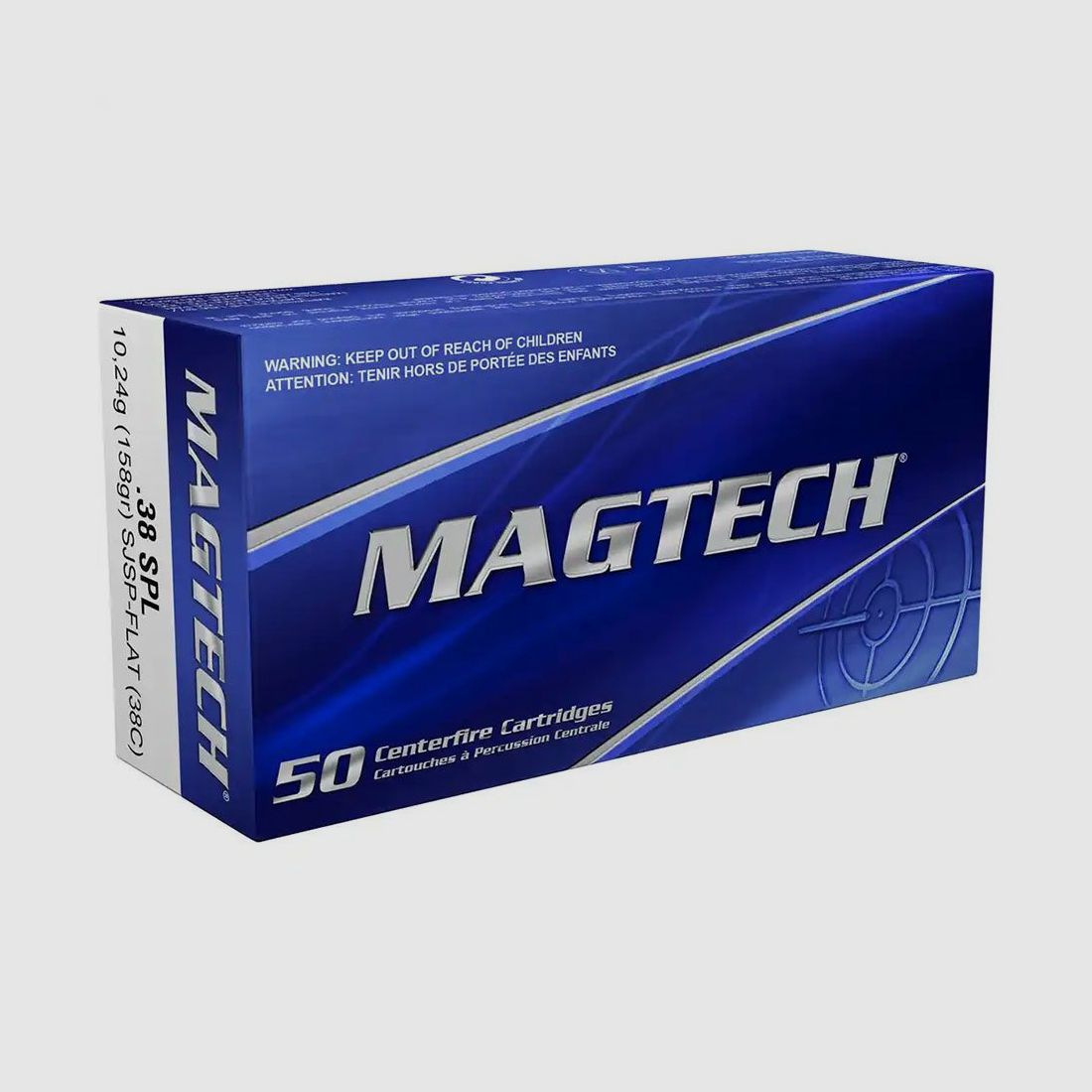Magtech .38 Special SJSP 10,2g / 158grs.
