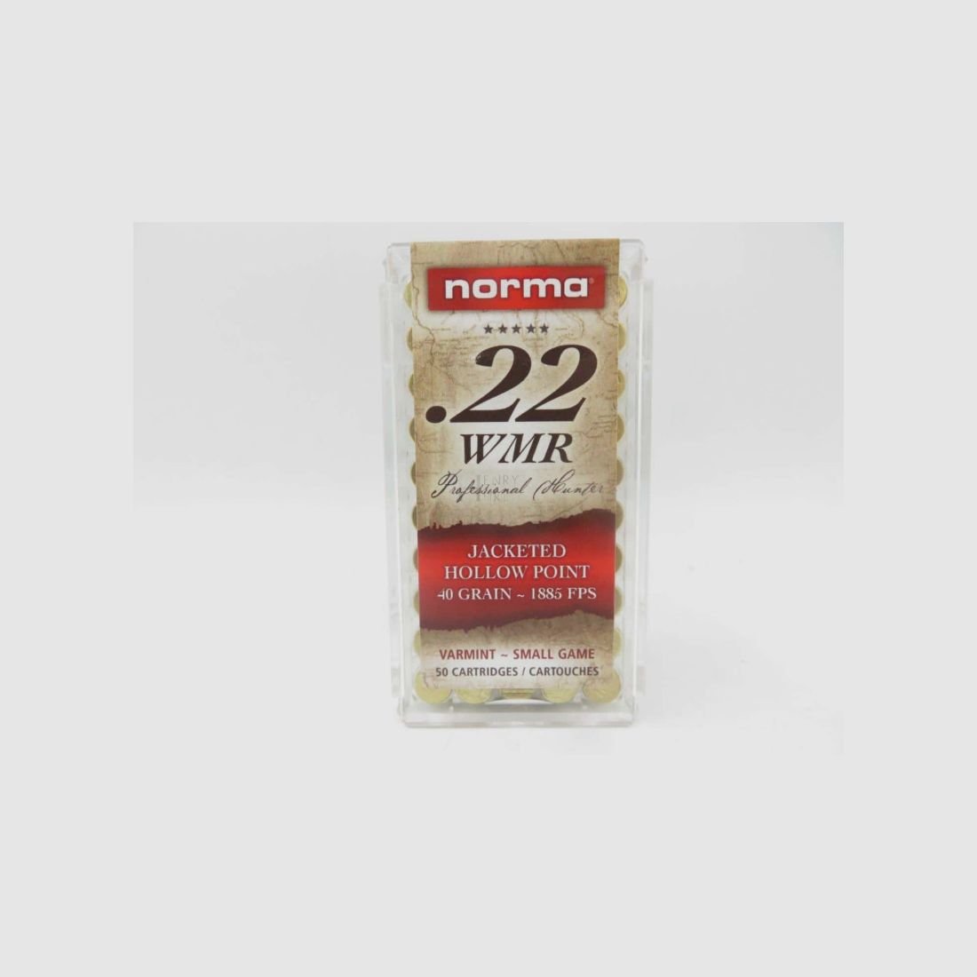 NORMA 22 MAGNUM JHP 40GR X50