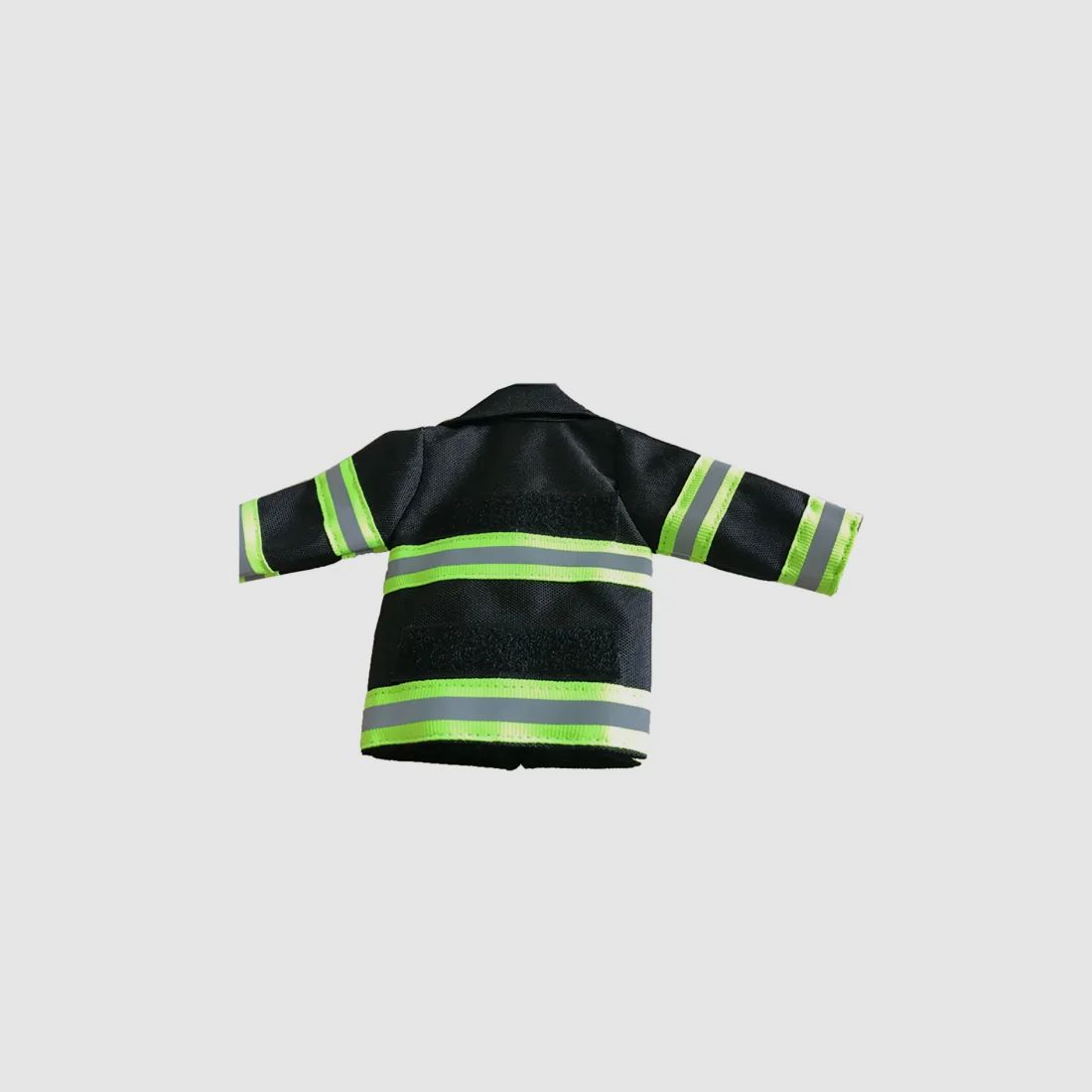Mini Feuerwehr Jacke mit Reflektorstreifen für Bierflasche / Weinflasche / Thermosflasche
