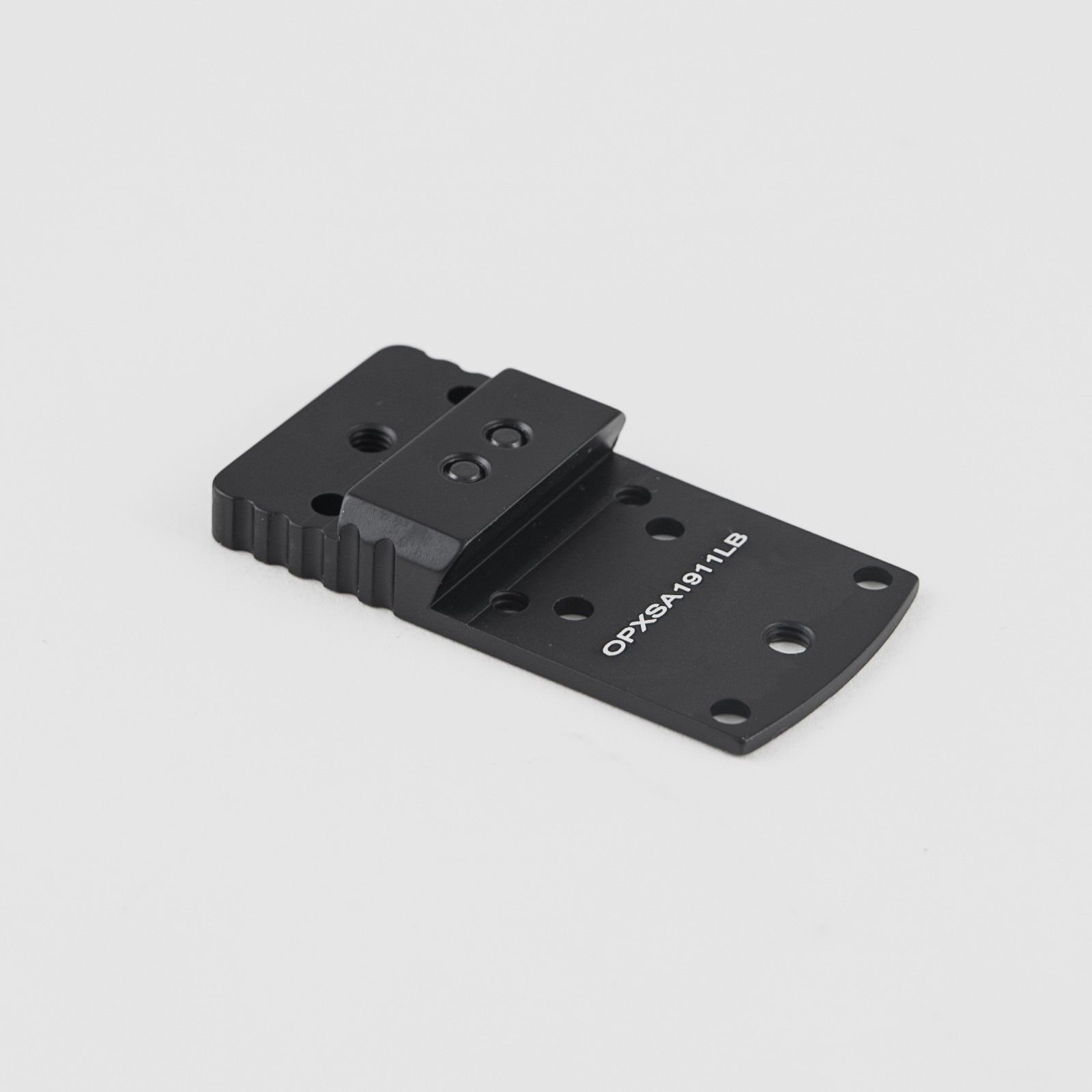 Schwalbenschwanz-Grundplatte für roten Punkt (Typ B) für SPRINGFIELD ARMORY 1911 LOADED - TONI SYSTEM / Dovetail base plate for red dot (type B) for SPRINGFIELD ARMORY 1911 LOADED  - TONI SYSTEM *  ITEM CODE OPXSA1911LB, Bild 2 von 3