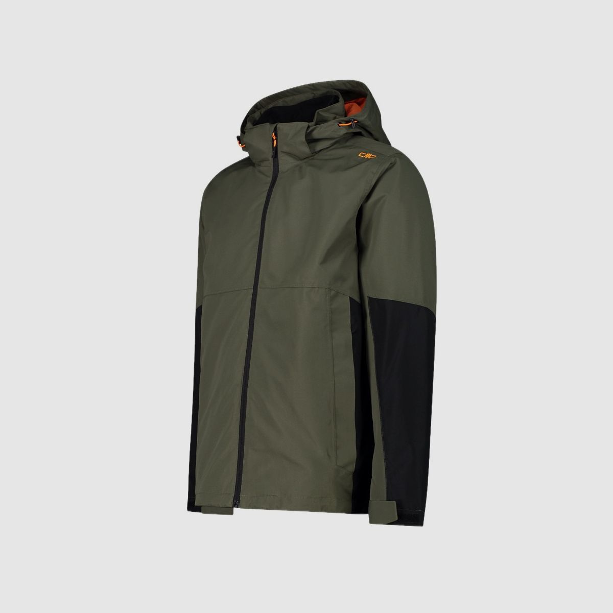 CMP Herrenjacke mit abnehmbarem Fleece-Jacket Olive Nero