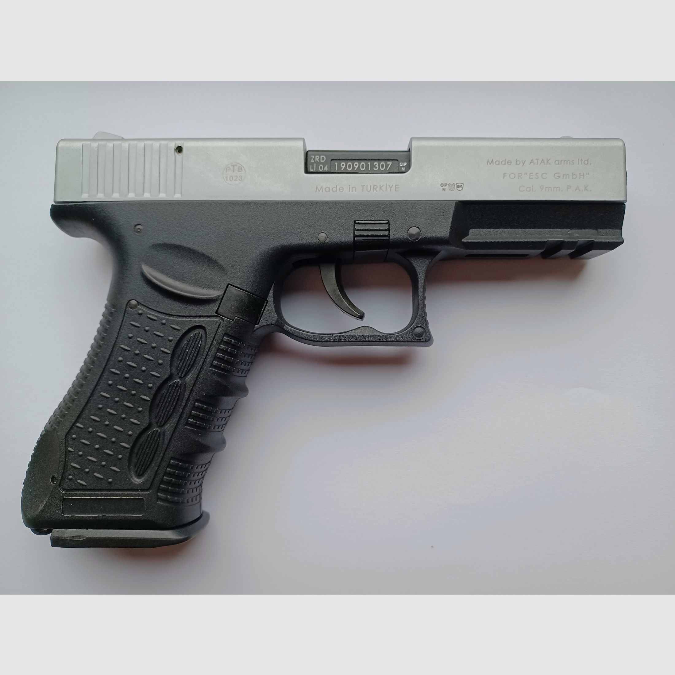 Zoraki 917 Kal. 9mm P.A.K. - Matt Chrom -