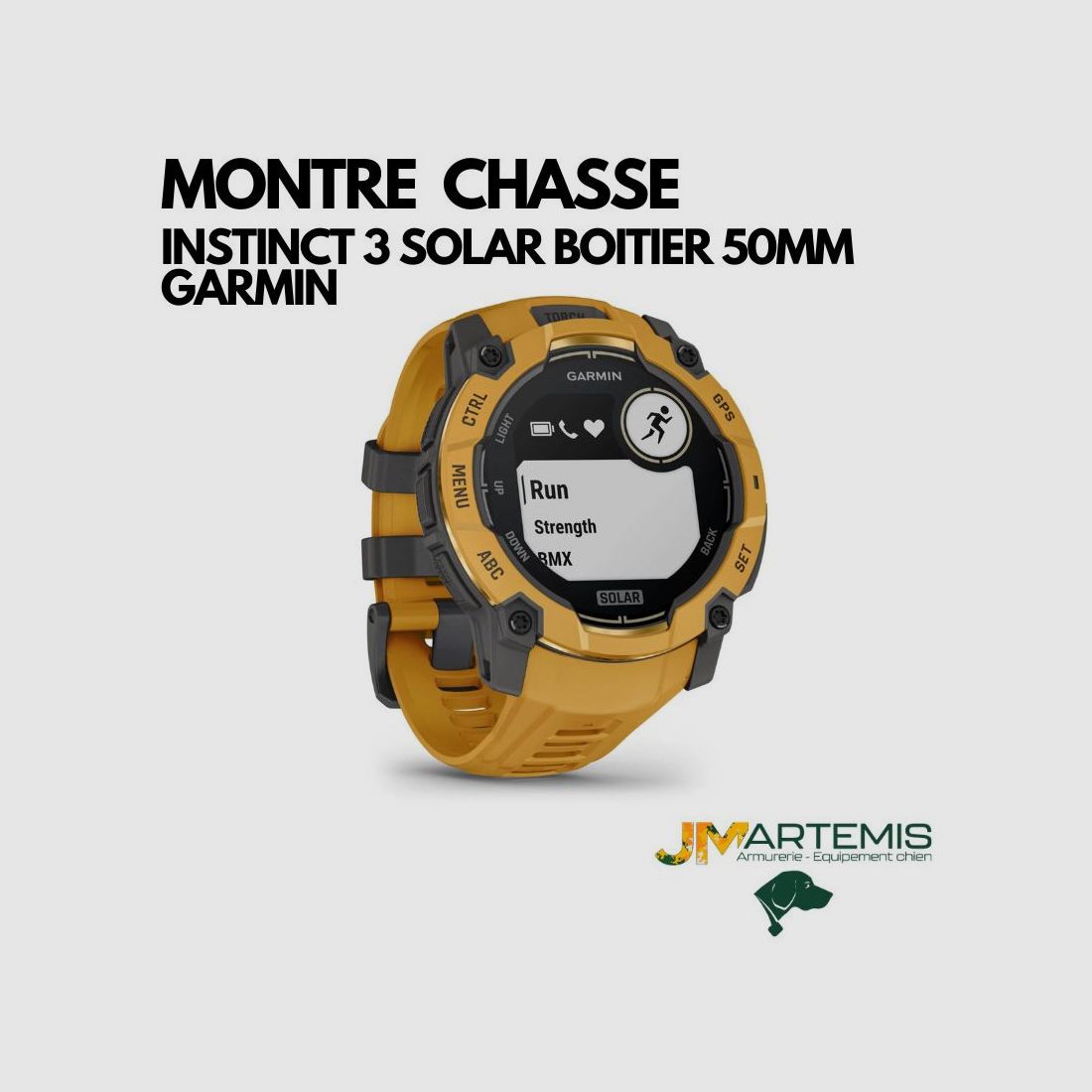 GARMIN Instinct® 3 SOLAR – GELB KOMPAKTIBLE ALPHA, Bild 5 von 8