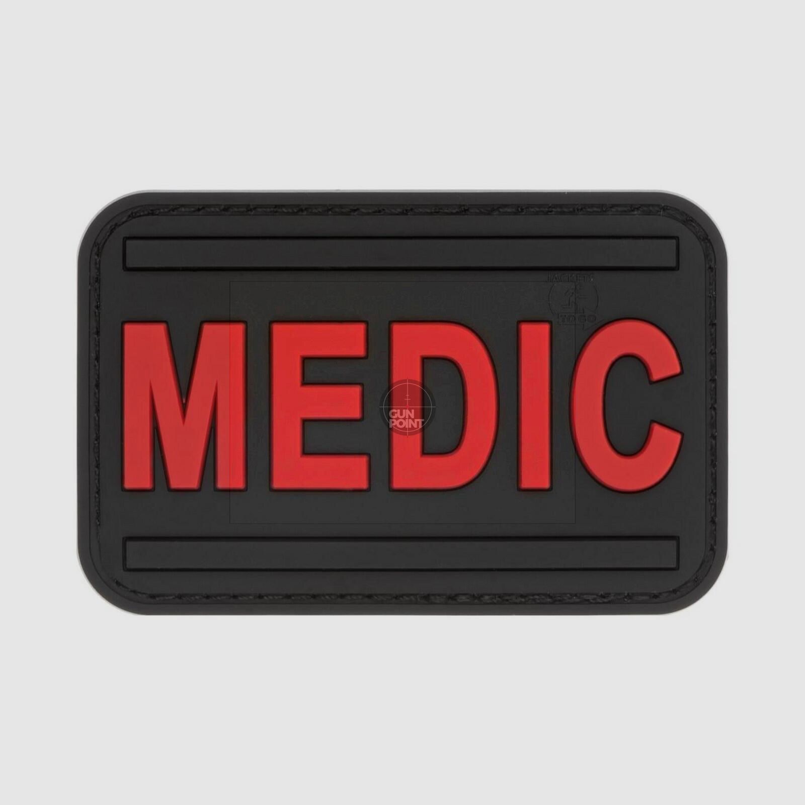 JTG Medic Rubber Patch-Blackmedic