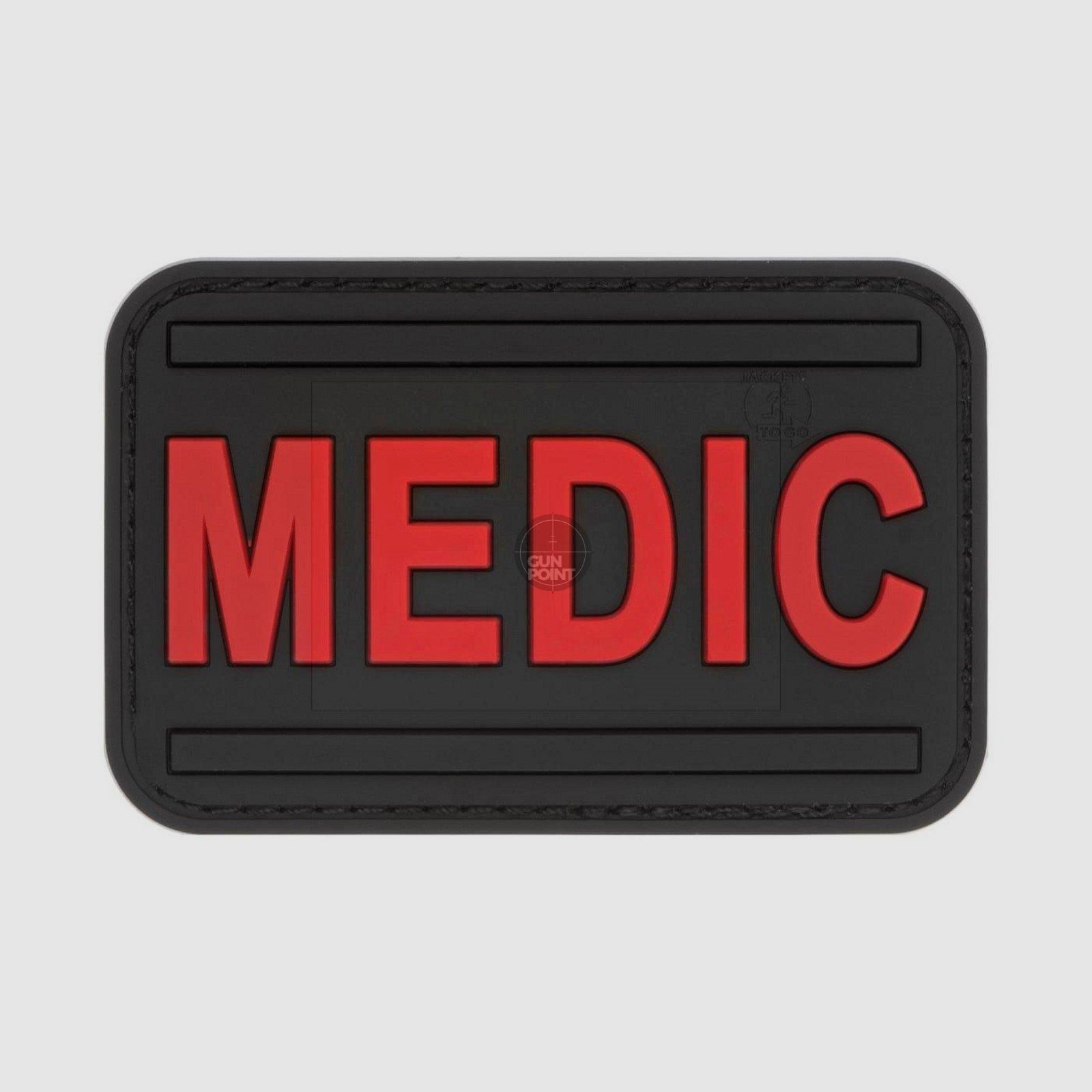 JTG Medic Rubber Patch-Blackmedic