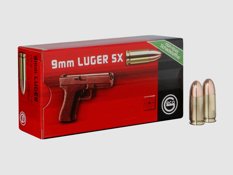 GECO 9mm Luger Bleirundkopf verkupfert SX
