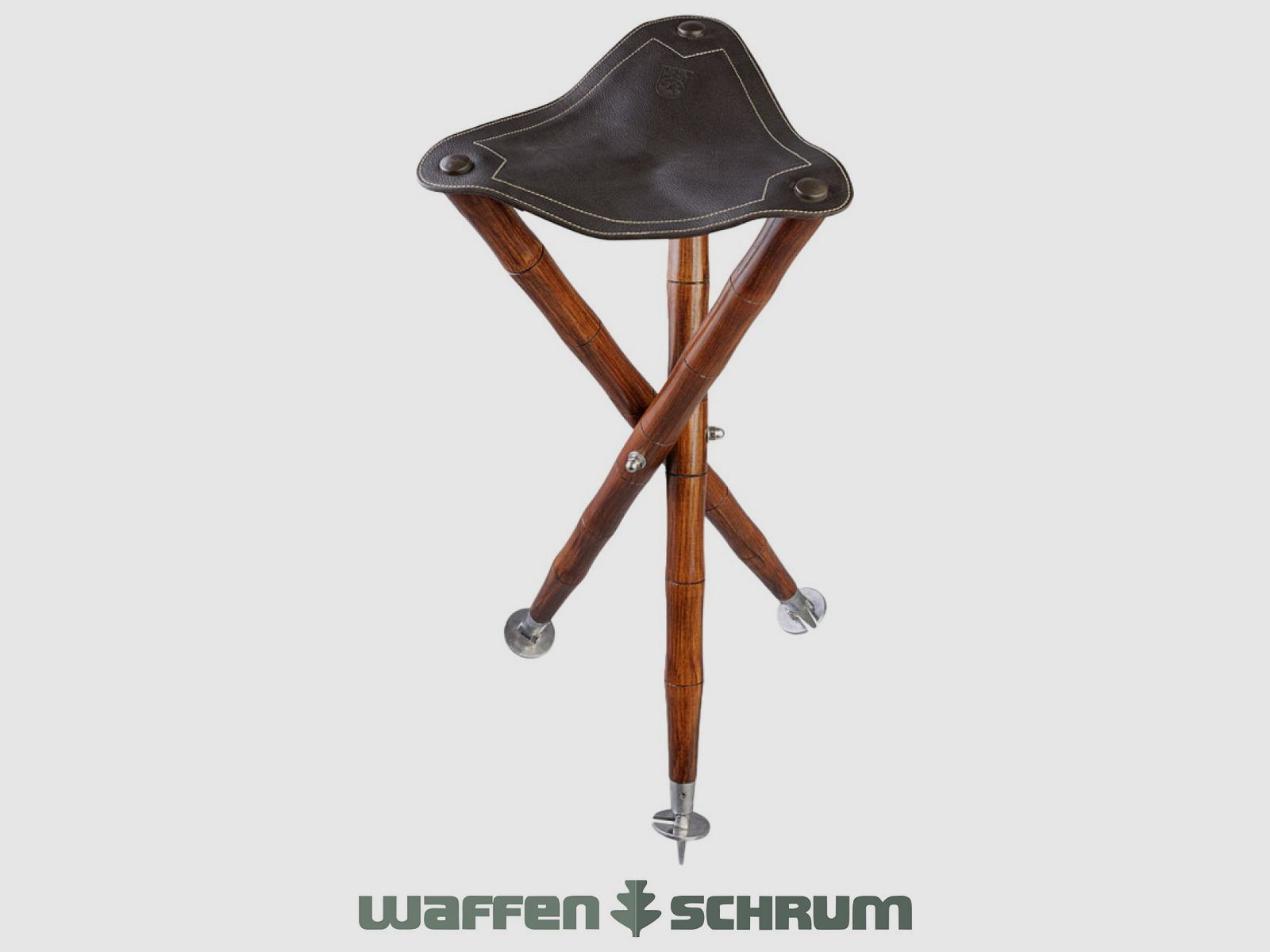 Eurohunt Driepotige Jachtstoel Zithoogte 70cm met Platen Max. Belastbaarheid 100kg