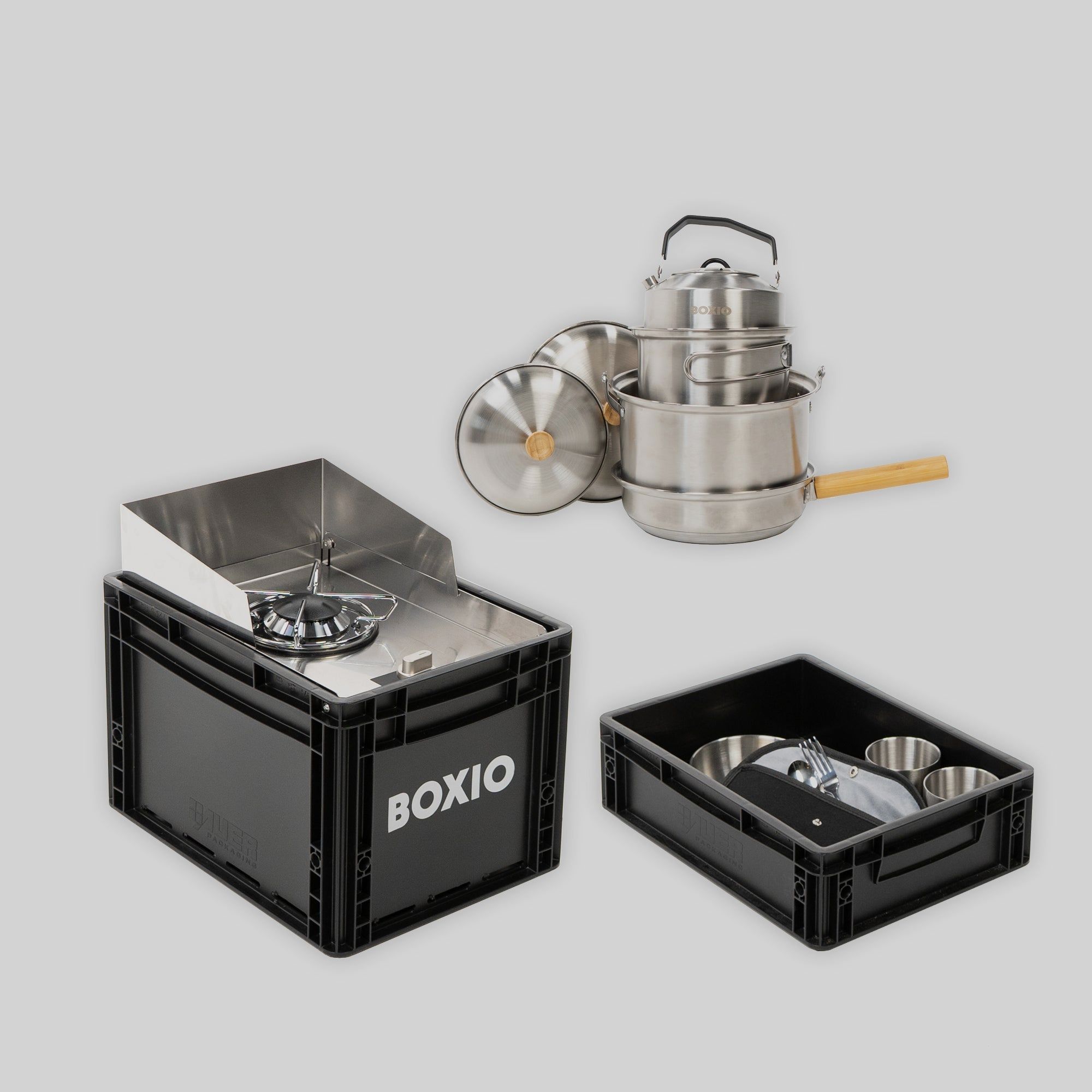 Camping Kookset I BOXIO COOK Max +