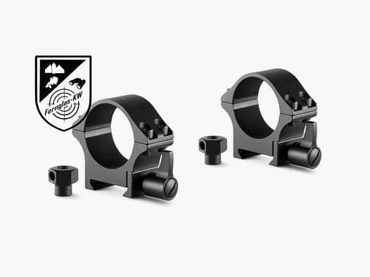 HAWKE 23105 Professional Steel Ring Mounts Weaver Low 30mm Quick Release
