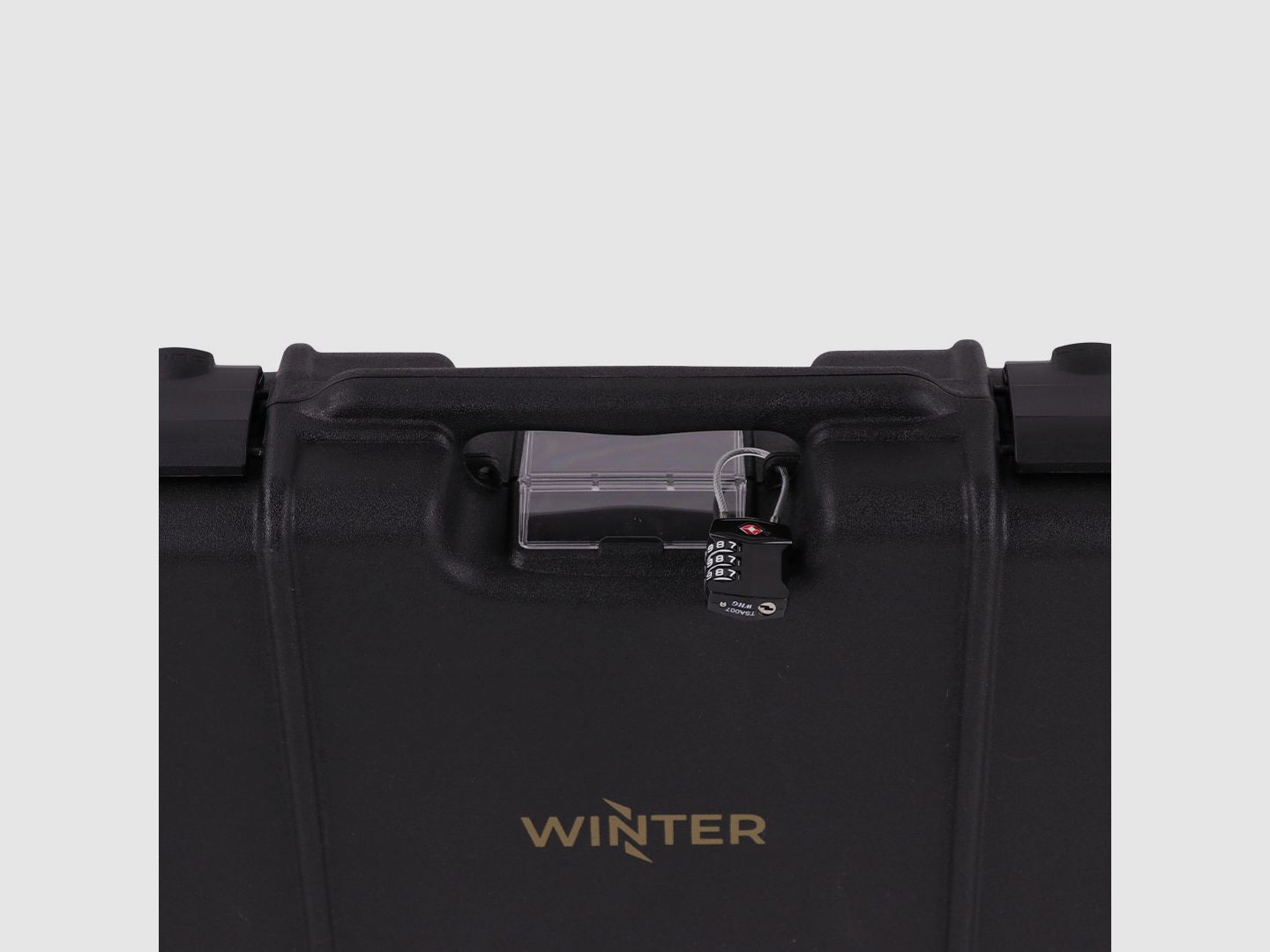 Winter Gewehrkoffer W11 117 cm für 1 Langwaffe – PP Kunststoff, 4 Push-Pull Verschlüsse, Noppen (Night)