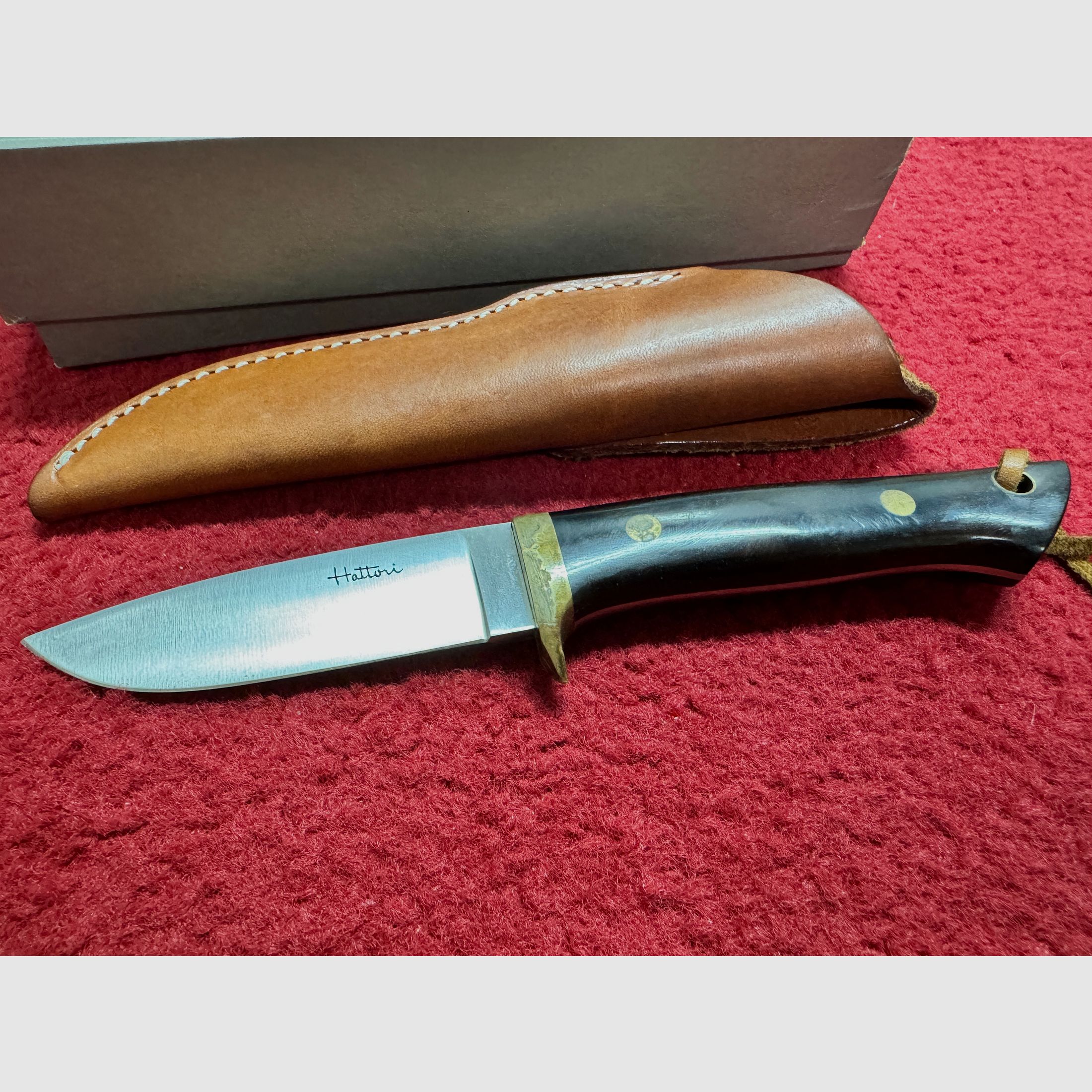 Hattori #300 Ebony Drop Point Hunter – Legendarisch verzamelmes uit Seki Japan