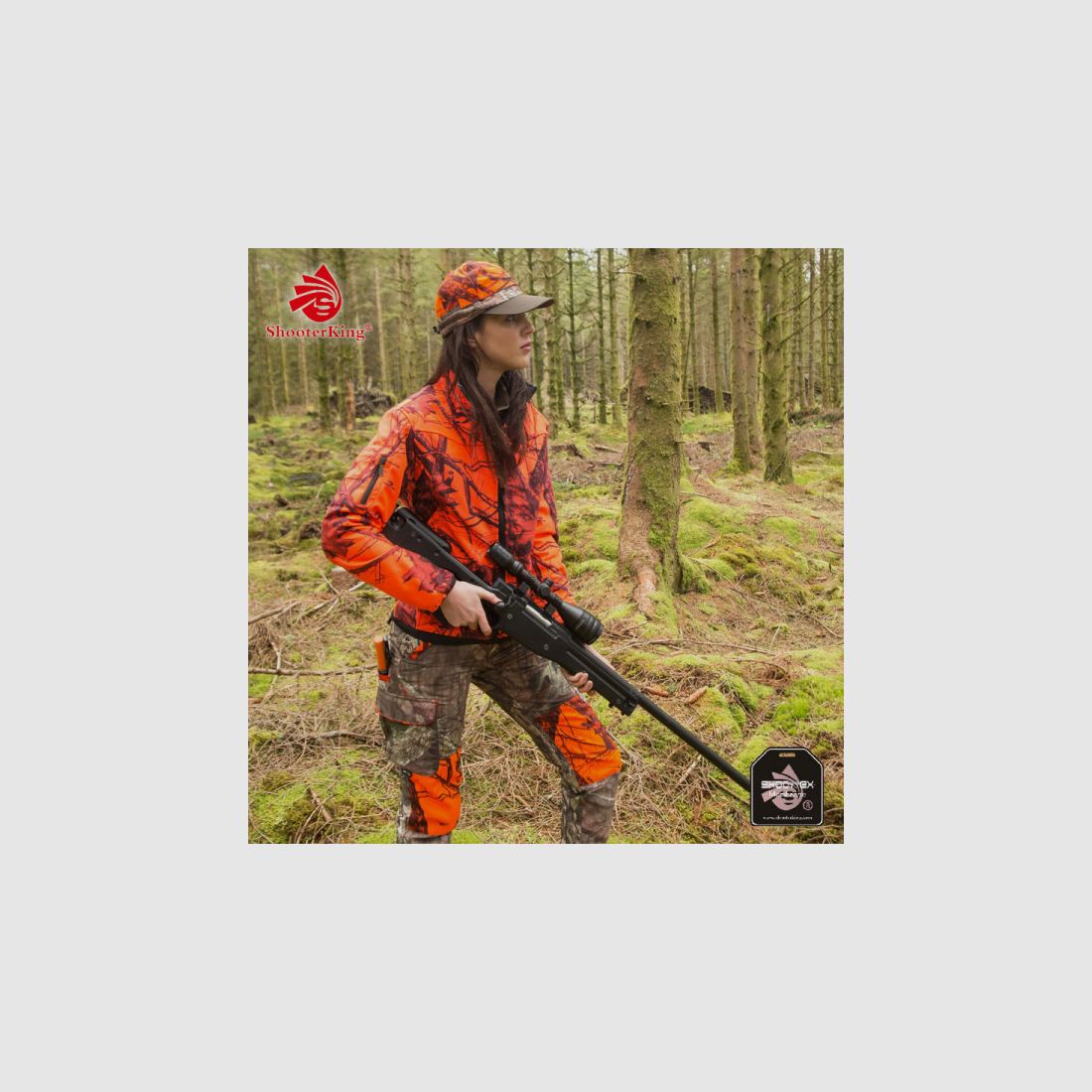 SHOOTERKING MOSSY BLAZE LADY ORANGE SOFTSHELL - JACKE FÜR DAMEN