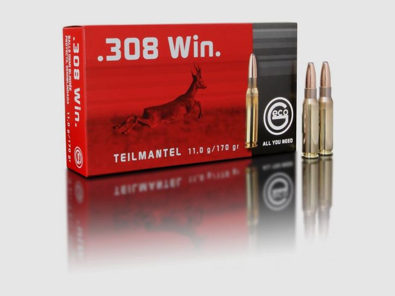 Geco .308 Win. Partial Jacket 11.0g 170grs