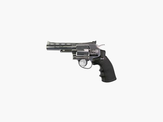 Softair - Revolver - DAN WESSON 4" CO2 NBB silber - ab 18, ber 0,5 Joule
