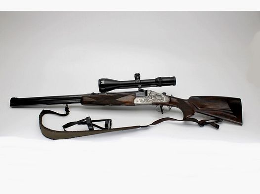 Bockdrilling Heym 35 de luxe avec Swarovski Habicht 2,5-10x56 LP et munitions 20/76;9,3x74R;5,6x52R
