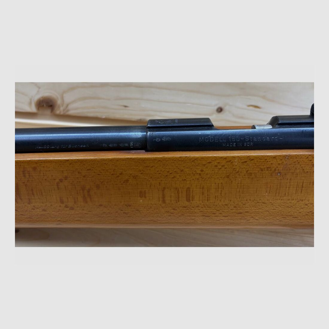 Einzelladerbüchse Suhl Mod. 150 Standard Kal.: .22lr mit Diopter / Matchgew .22lr