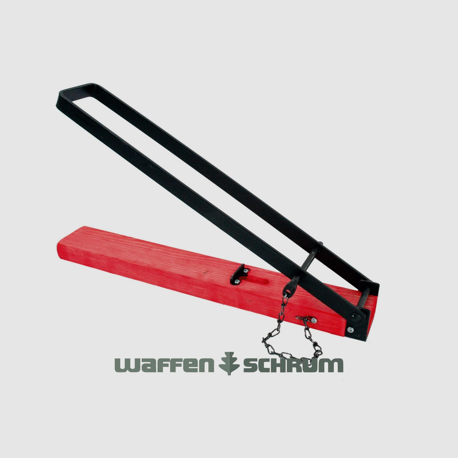 Fallenbau Weißer Spannhebel für Eiabzugseisen / Schwanenhals