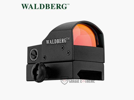 WALDBERG Micro-Point Rotpunktvisier auf Weaver-Schiene