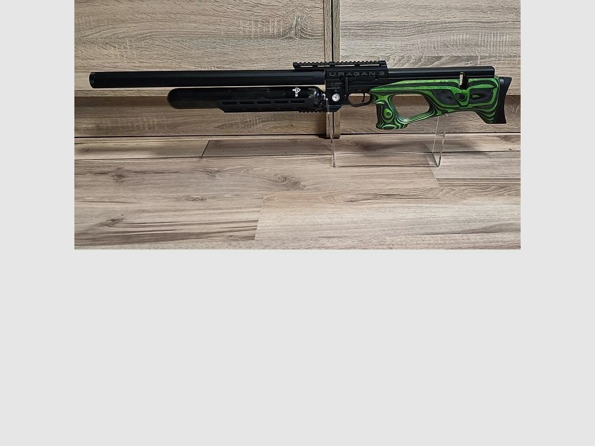 PCP-Luftgewehr AIRGUN TECHNOLOGY URAGAN 3 – 700-mm-Lauf – Laminat Green, Bild 5 von 5