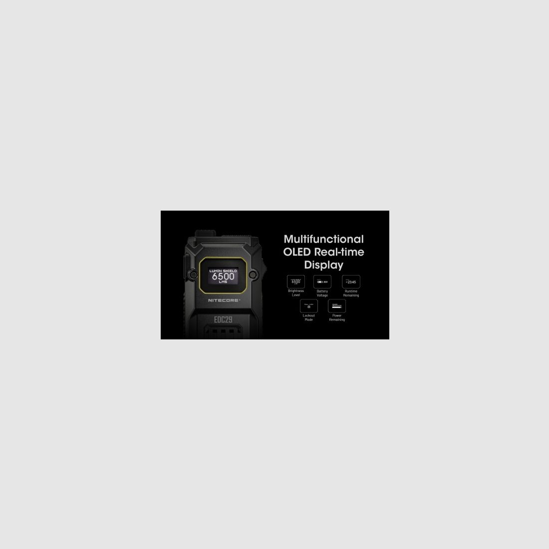 Linterna NITECORE EDC29 6500 lúmenes, imagen 4 de 10