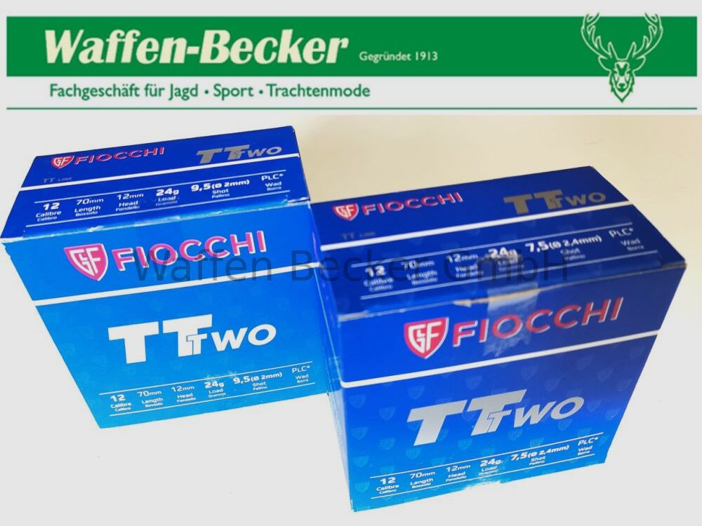 Fiocchi Fiocchi Trap TT Two Kal. 12/70 Ziarno: 2,4mm 24g --1.000 strzałów--