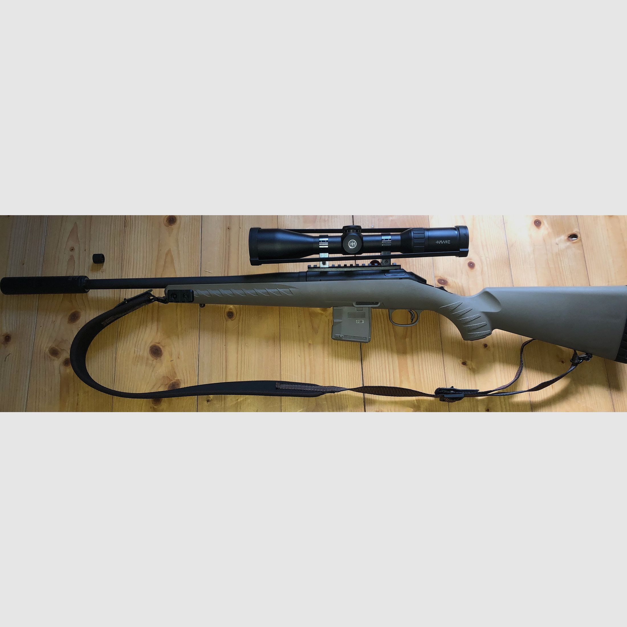 Ruger American Ranch 5.56 .223 z a-tec ar30-4 i Steiner Ranger 4 3-12x56 abs.60 bel.