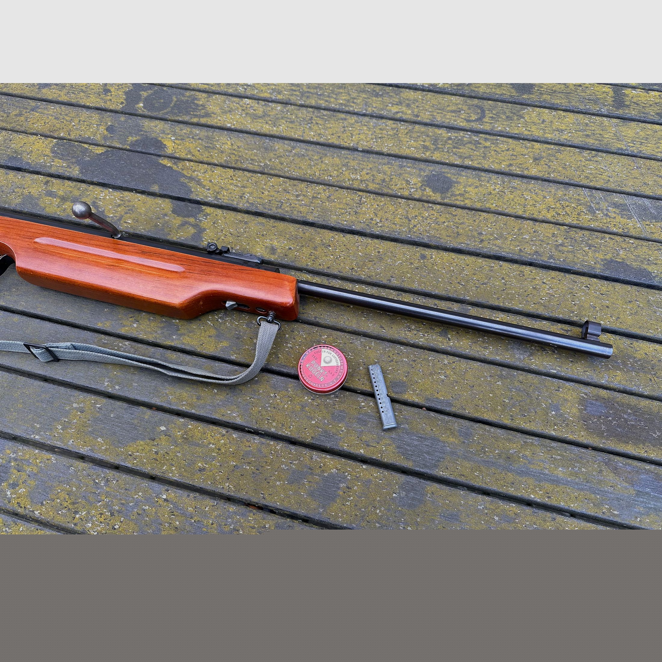 Luftgewehr DDR Haenel Suhl Modell 310 mit Sportschaft