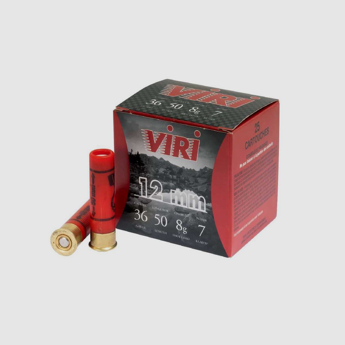 CARTRIDGES 12MM 8G BJ PB7 X25
