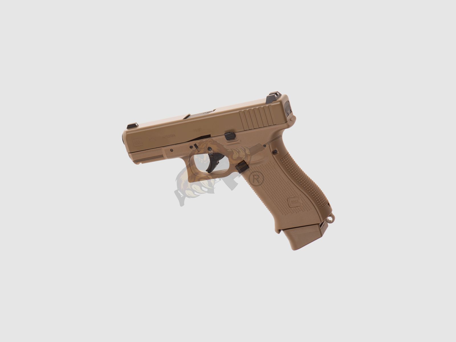 Glock 19X - Slitta in Metallo, Co2 GBB 6mm BB - Coyote - UMAREX