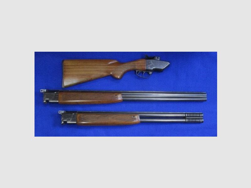 Escopeta superpuesta Brünner Trap con cañón intercambiable Skeet 12/70
