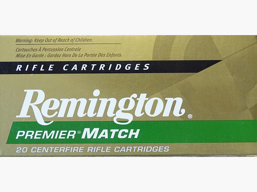 Remington Premier Match .223rem Matchking BTHP 52grs - 20 Schuss