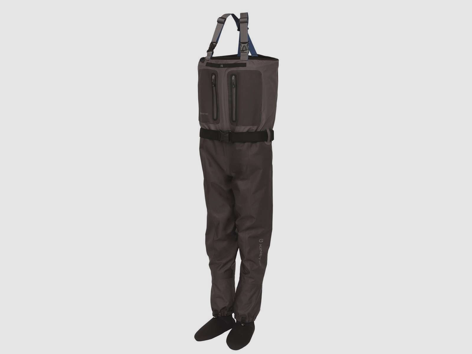 Kinetic X5 Stocking Foot Boulder Grigio Waders - M