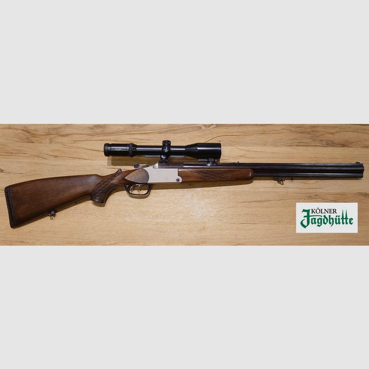 Bockbüchsflinte Blaser Mod. ES67 Cal. 5,6x50R Mag. 12/70 Swarovski Habicht 2,2-9x42 Ass. 4